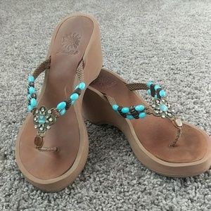 Yellow Box Women's Wedge Sandals